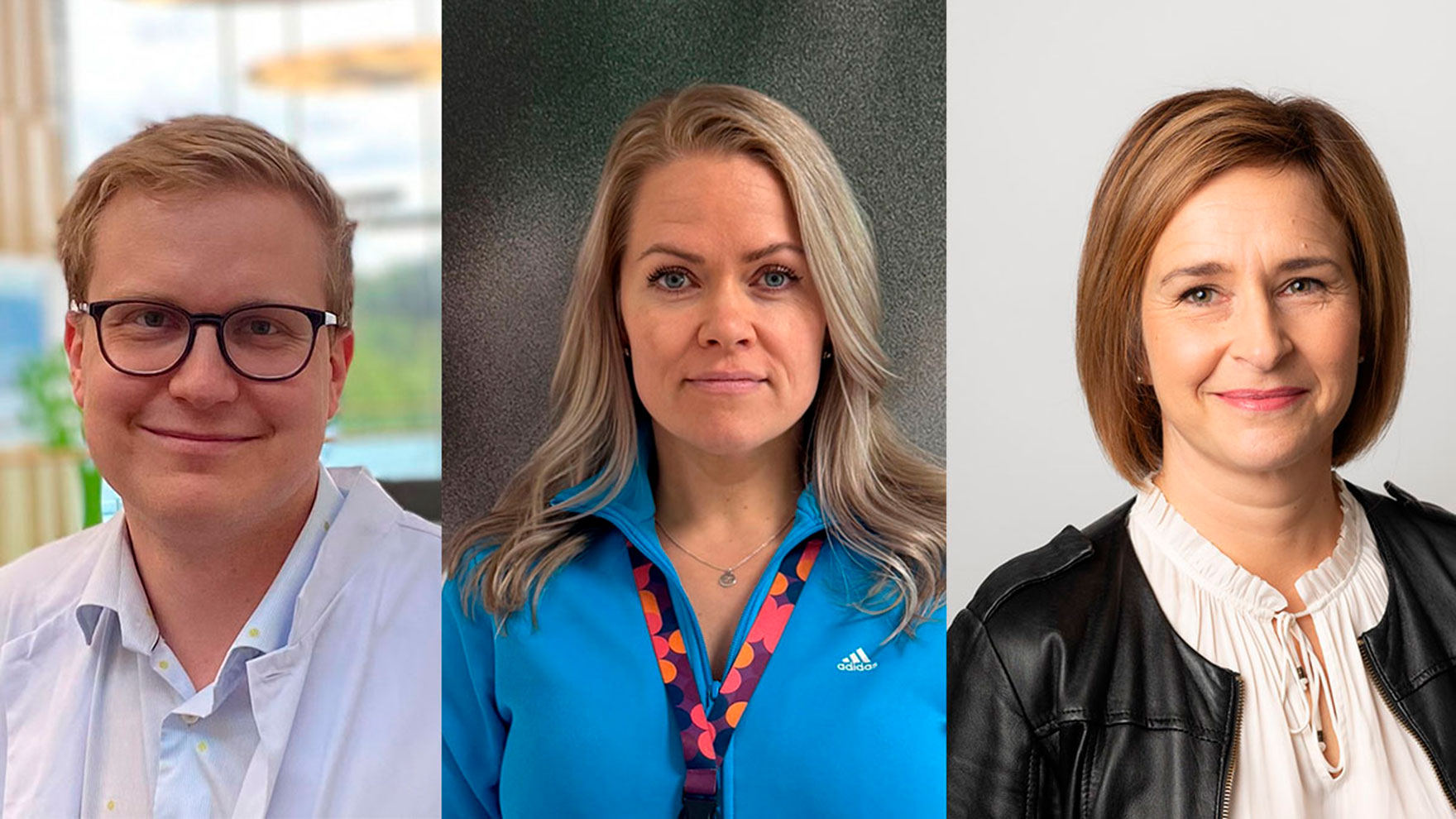 Okko Kääriäinen, Heidi Alanen ja Elina Ryhänen.