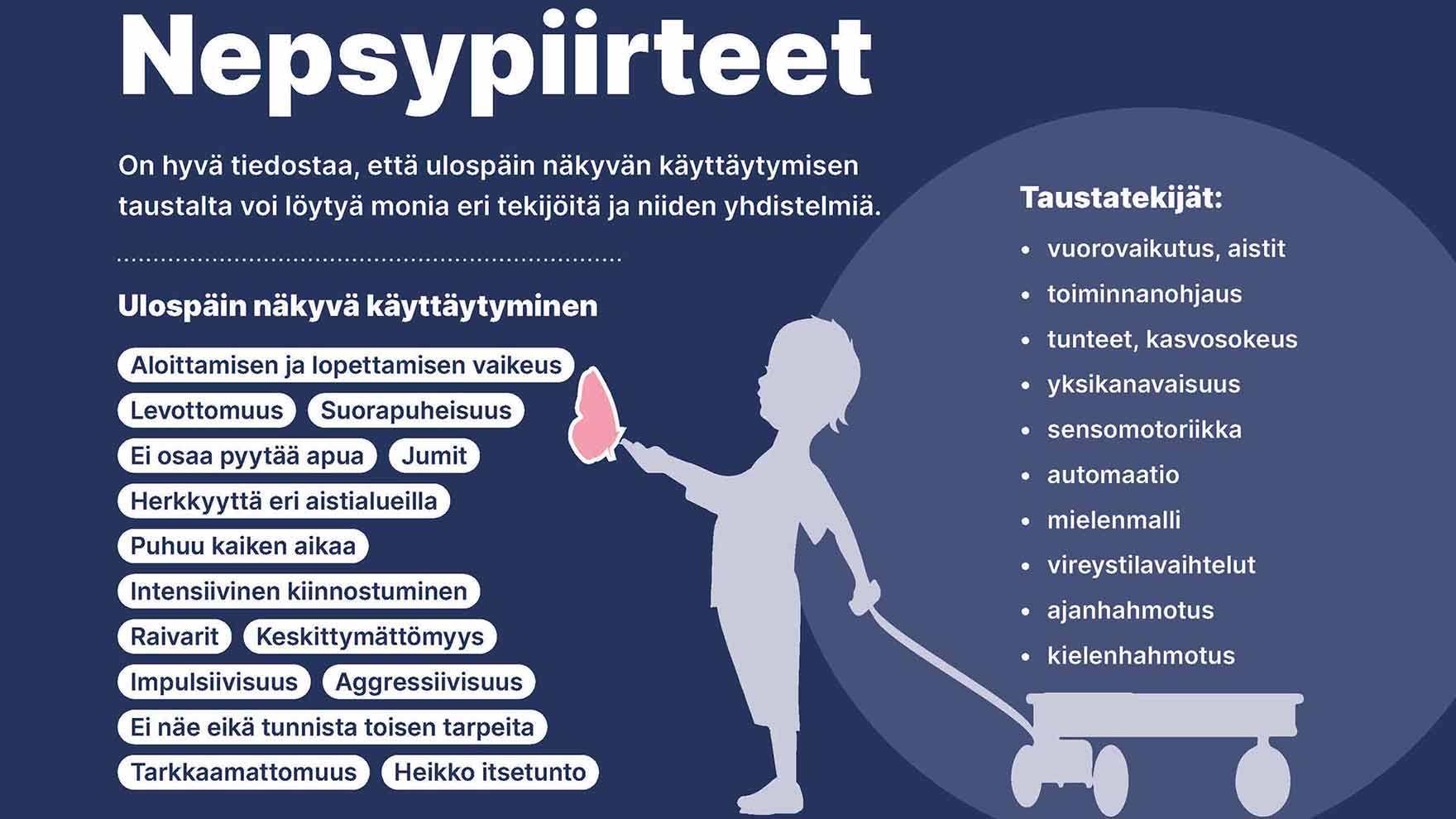 Nepsypiirteet-juliste.