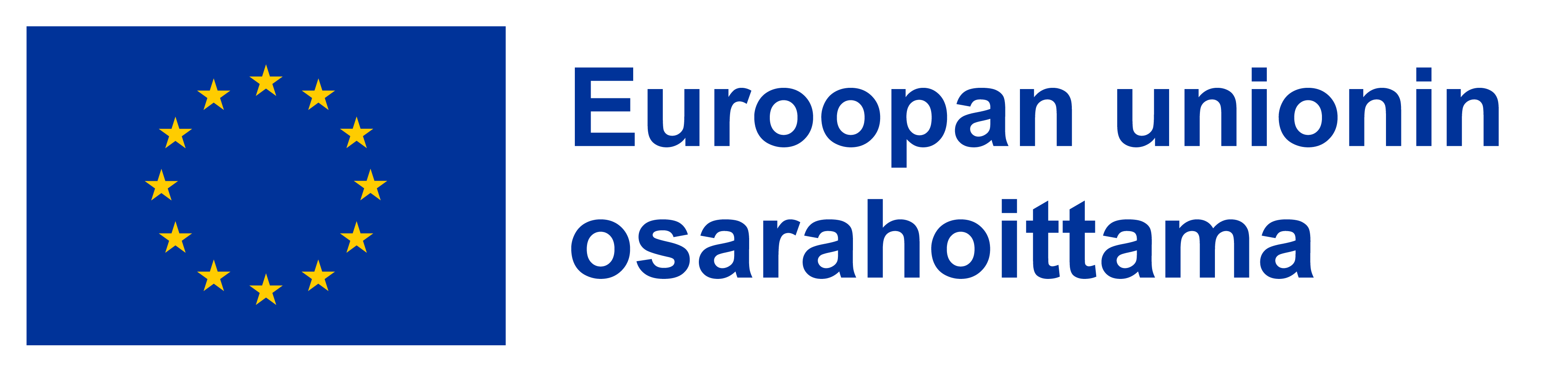 EU:n logo sekä teksti "Euroopan unionin osarahoittama".