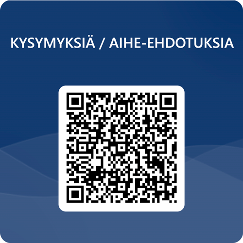 QR-koodi kysymysten jättämistä varten