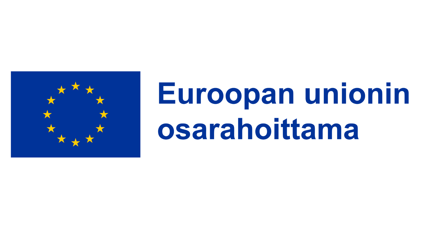 EU-lippulogo ja teksti Euroopan unionin osarahoittama.