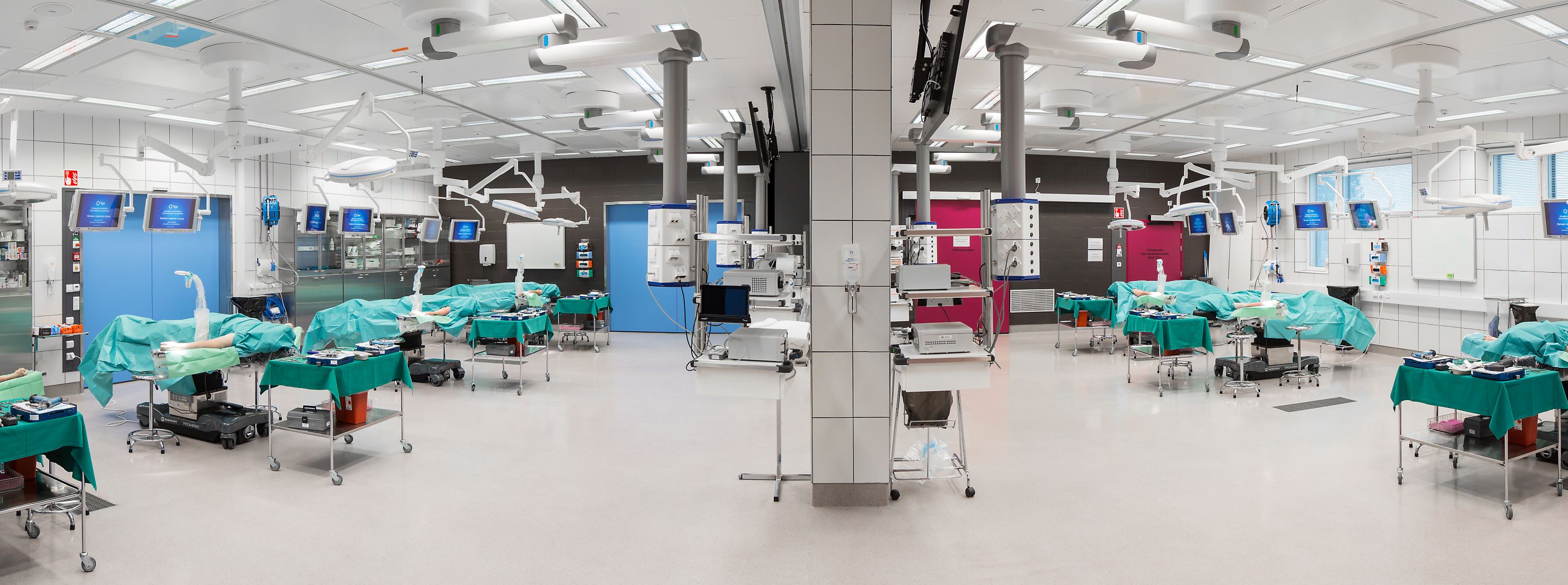 The surgical laboratory of the Tampere Surgical Education Centre.